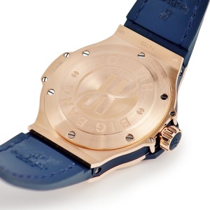 ウブロ ビッグバン ゴールド ブルー ダイヤモンド 361.PX.7180.LR.1204 K18RG無垢 クオーツ