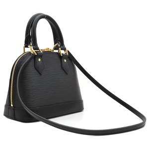 ルイヴィトン 2WAYバッグ LV×TM アルマ BB エピレザー ブラック ショルダー ハンドバッグ 村上隆 コラボ 鍵・パドロック欠品  M13670 中古