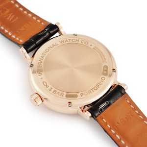 IWC ポートフィノ オートマチック 34 IW357409 K18RG無垢 純正ダイヤ グリーン 自動巻き