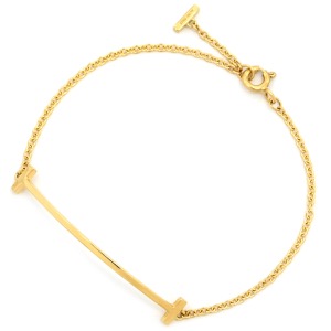 ティファニー ブレスレット Tスマイル  K18YG ゴールド Au750 18K 18金 Tコレクション T＆Co. TIFFANY  中古