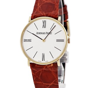 オーデマピゲ クラシック ラウンドウォッチ 14667BA/O/001CR/01 K18YG無垢 バー 薄型 手巻き