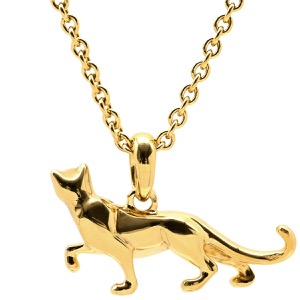 カルティエ ネックレス パンテール ドゥ カルティエ パンサー K18YG ゴールド Cartier Au750 18K 豹モチーフ  中古