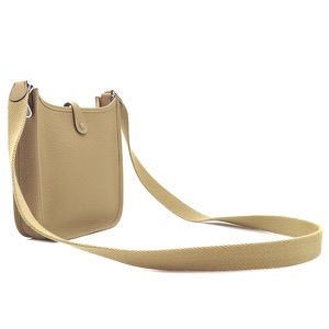 エルメス ショルダーバッグ エヴリンTPM ロング トリヨンクレマンス ベージュ未使用 中古