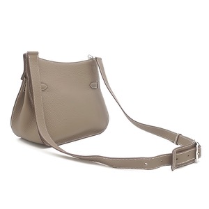 エルメス ショルダーバッグ ジプシエール28 トリヨンクレマンス グレー グレージュ  中古