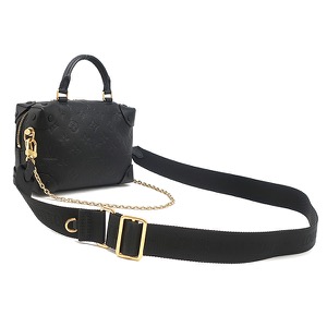 ルイヴィトン ショルダーバッグ プティット マル スープル モノグラムアンプラント ブラック 黒  M45393 中古