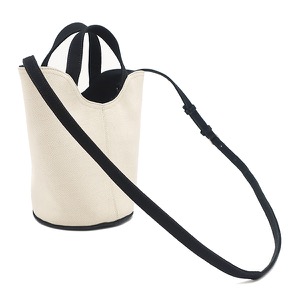 バレンシアガ 2WAYバッグ ウェーブ XS キャンバス ホワイト トートバッグ ショルダーバッグ 白 黒  619979 中古