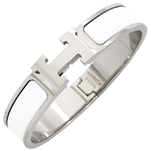 エルメス ブレスレット クリックH PM GP ホワイト 白 Hブレス 中古