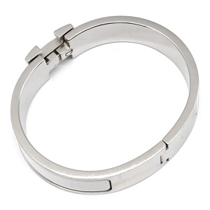 エルメス ブレスレット クリックH PM GP ホワイト 白 Hブレス 中古