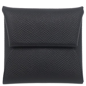 エルメス コインケース バスティア ヴォーエプソン ブラック 黒  中古