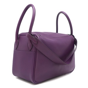 エルメス 2WAYバッグ リンディ26 エバーカラー パープル 紫  中古