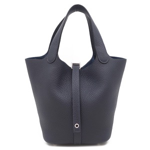 エルメス ハンドバッグ ピコタンロックPM  トリヨンクレマンス ブルー未使用 ネイビー  中古