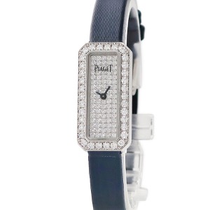 ピアジェ ライムライト P11014 全面純正ダイヤ K18WG無垢 スクエア クオーツ