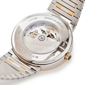 ブルガリ ブルガリブルガリ ソロテンポ 102930 BBP41SG K18PG×SS コンビ デイト ブラック 自動巻き