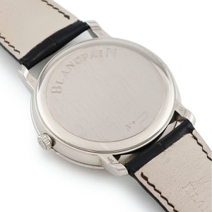 ブランパン ヴィルレ インバーテッド 6616-1527-55B K18WG無垢 ローマン ホワイトセラミック 手巻き