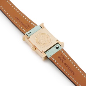 エルメス Hウォッチ TPM HH1.174 K18PG無垢 純正ダイヤ アマゾナイト H