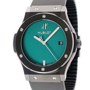 ウブロ クラシックフュージョン ヨシダスペシャル 511.CM.5270.RX.MYOS 純正ダイヤ 緑 限定 自動巻き