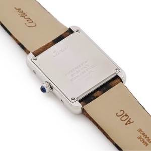 カルティエ タンクソロ SM パンテール モチーフ W5200015 レオパード ヒョウ柄 クオーツ