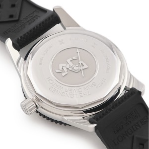 ロンジン ヘリテージ スキンダイバー L2.822.4 ブラック アラビア バー 夜光 復刻 自動巻き