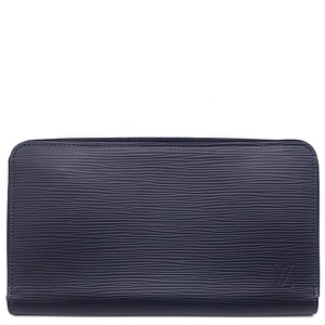 ルイヴィトン 長財布 ジッピー オーガナイザーNM エピレザー ネイビー 紺 ネイビー M60035 中古