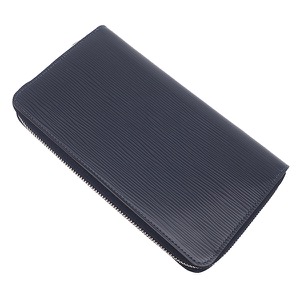 ルイヴィトン 長財布 ジッピー オーガナイザーNM エピレザー ネイビー 紺 ネイビー M60035 中古