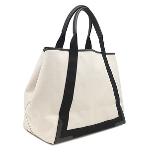 バレンシアガ トートバッグ ネイビーカバス M キャンバス ホワイト アイボリー 黒  339936 中古