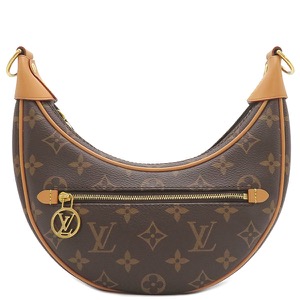 ルイヴィトン 2WAYバッグ ループ モノグラムキャンバス ブラウン 茶 ハンドバッグ ショルダー M81098 中古