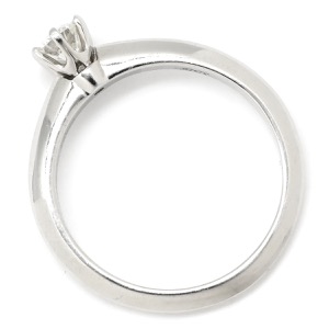 ティファニー リング 指輪 ソリティア ダイヤリング Pt950 シルバー T&Co. 一粒 1P プラチナ 中古