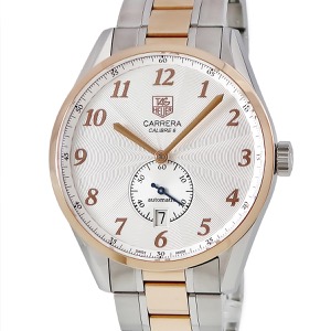 タグホイヤー カレラ キャリバー6 WAS2151.BA0732 K18PG×SS コンビ ギョウシェ スモールセコンド 自動巻き