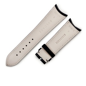 ブルガリ 腕時計パーツ 純正 クロコバンド クロコダイル ブラック 未使用 替え ベルト ストラップ 22mm ブラック 黒 中古