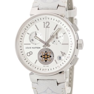 ルイヴィトン タンブール ムーンスター GM クロノグラフ Q8D10Z デイト スモールセコンド クオーツ