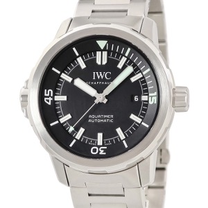 IWC アクアタイマー オートマティック IW328803 ブラック 回転式インナーベゼル 自動巻き