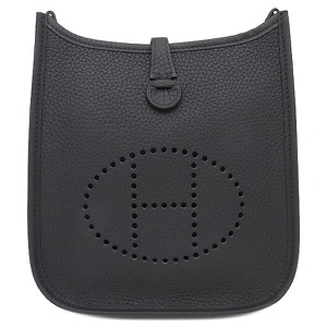 エルメス ショルダーバッグ エヴリンTPM ロング トリヨンクレマンス ブラック 黒未使用  中古