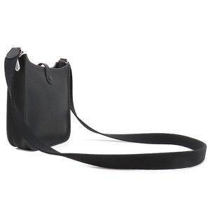 エルメス ショルダーバッグ エヴリンTPM ロング トリヨンクレマンス ブラック 黒未使用  中古