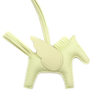 エルメス バッグチャーム ロデオPM ペガサス アニョーミロ イエロー 黄色 ソーイエロー 中古