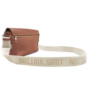 ルイヴィトン ショルダーバッグ モンスリ メッセンジャー レザー ブラウン 茶 斜め掛け  M23097  中古