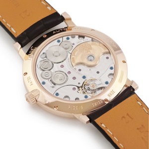 ピアジェ アルティプラノ 40mm G0A38131 K18PG無垢 スモールセコンド デイト シースルーバック 自動巻き