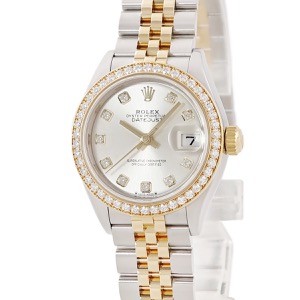 ロレックス レディ デイトジャスト 28 279383RBR ランダム番 K18YG×SS コンビ 純正ダイヤ 自動巻き