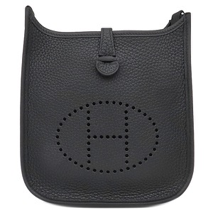 エルメス ショルダーバッグ エヴリンTPM ロング トリヨンクレマンス ブラック 黒未使用  中古