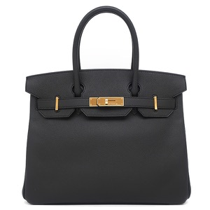 エルメス ハンドバッグ バーキン30 ヴォーエプソン ブラック 黒  中古