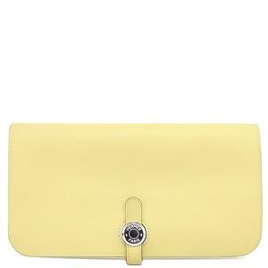 エルメス 長財布 ドゴンロング スイフト イエロー 黄色　  中古