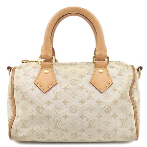 ルイヴィトン 2WAYバッグ スピーディ バンドリエール20 ホワイト ハンドバッグ ショルダー 2024秋冬ショーアイテム　  M12747 中古