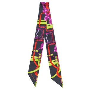 エルメス スカーフ ツイリー シルク マルチカラー 中古