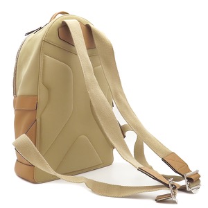 ロエベ リュック・デイパック ロゴ  バックパック キャンバス ベージュ 薄茶  B314278X013968 中古