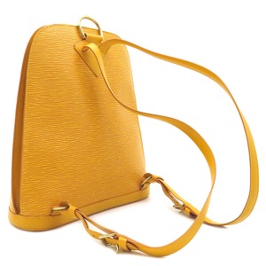 ルイヴィトン リュック・デイパック ゴブラン エピレザー イエロー 黄 バックパック   M52299 中古