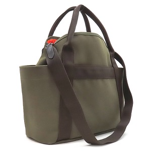 エルメス 2WAYバッグ サックドパンサージュ グルーム コットン カーキグリーン ショルダー トート 中古