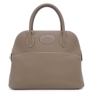 エルメス 2WAYバッグ ボリード31 トリヨンクレマンス グレー グレージュ ショルダー  中古