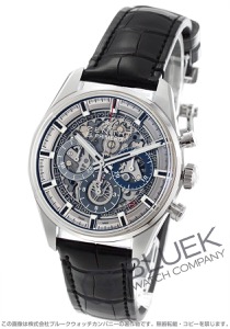 ゼニス エル プリメロ クロノマスター フルオープン クロノグラフ アリゲーターレザー 腕時計 メンズ Zenith 03.2153.400/78.C813