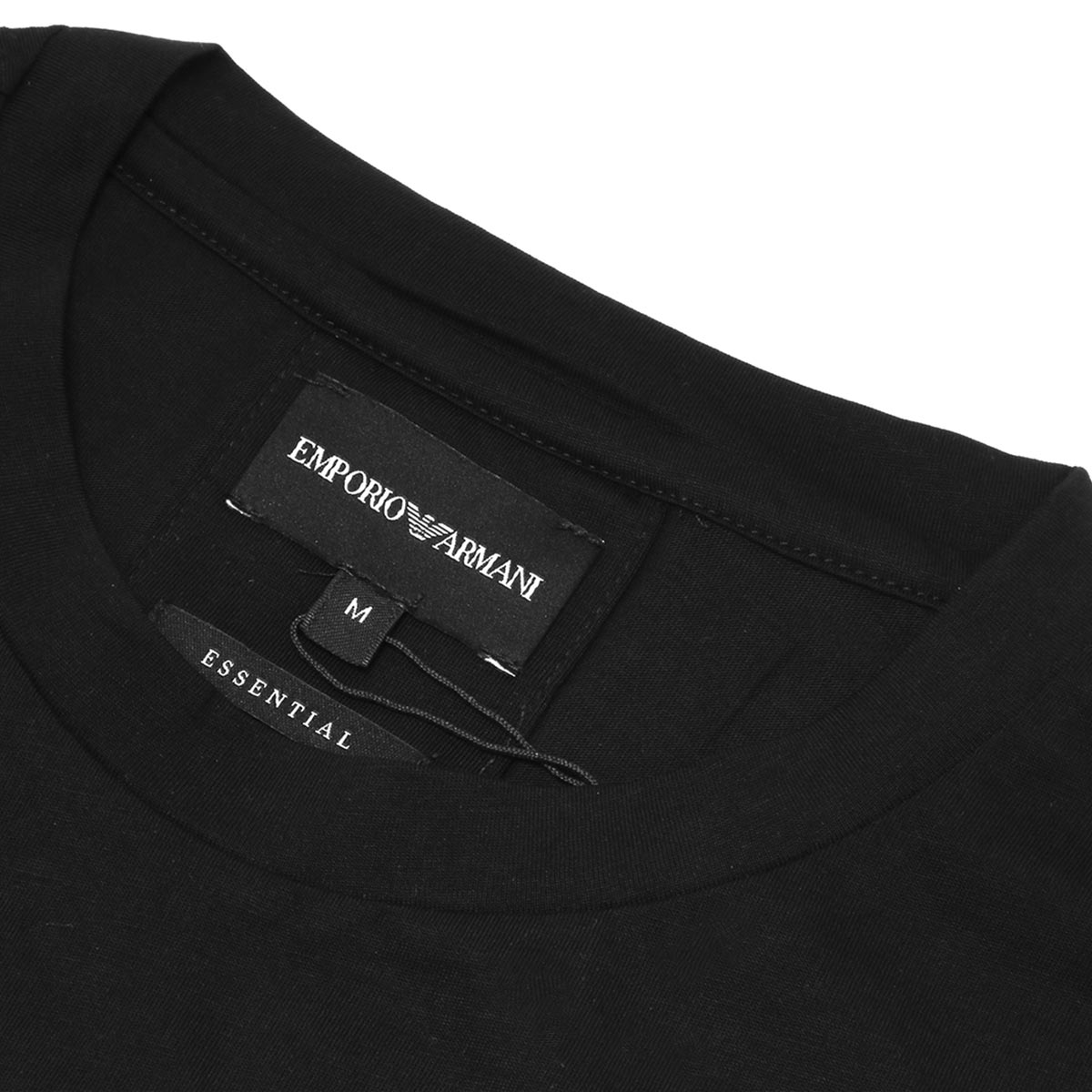 エンポリオアルマーニ Tシャツ 半袖/カットソー トップス メンズ イーグルマーク ブラック 8N1TN5 1JPZZ 0022 2022年春夏新作  EMPORIO ARMANI