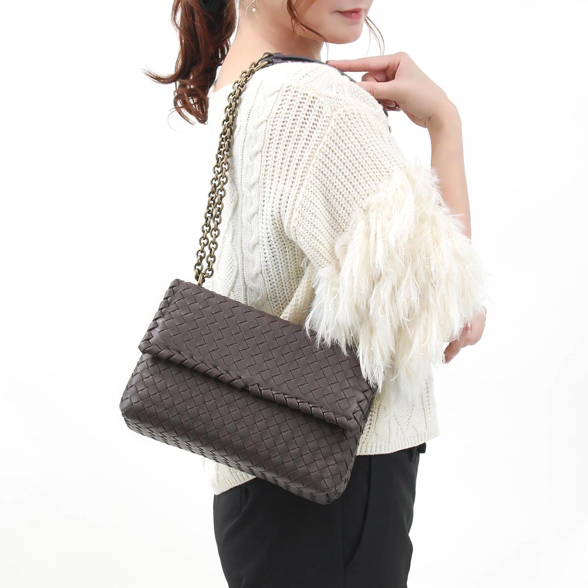 楽天市場 ボッテガヴェネタ ボッテガ ヴェネタ ショルダーバッグ バッグ レディース オリンピア イントレチャート S クエッチパープル Vo0ad 6032 Bottega Veneta ブルークウォッチカンパニー