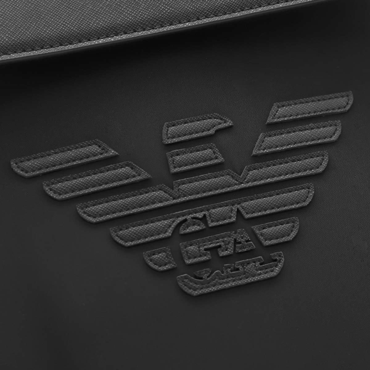 【新品】EMPORIO ARMANI ボディバッグ イーグルロゴ　ブラック エンポリオ アルマーニ EMPORIO ARMANI EMPORIO ARMANI ボディ